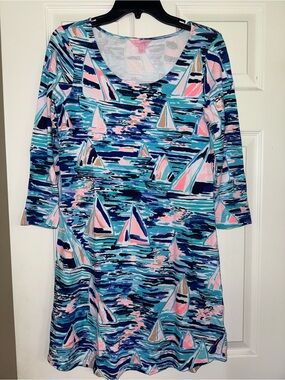 Lilly Pulitzer Sailboat Print Dress